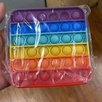 Wholesale sensory fidget toys set Rainbow Push Bubble Game Fidget Toy Rainbow Push Bubble Game Fidget Toy