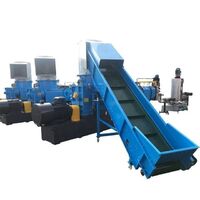 Hot Sales PE Film Pelletizing Plastic Recycling Machine Plastic Production Pelletizing Plant Line