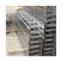 Supplier Customized Cable Tray 300mm 100mm Metal Basket Hot Dip Galvanized Cable Ladder