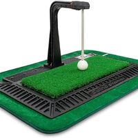 Golf Training Aid Auto Kick Back Putting Green Swing Stick with Speed Controller Real Impact Swing Mat Spare Connector