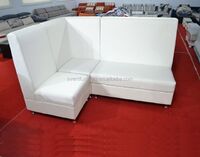 Eventfur white wedding event party hall sectional corner sofa