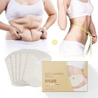 2021 Fast Delivery Women Belly Sliming Patches White Color Fat Burning Thin Belly Patch For Burning Fat