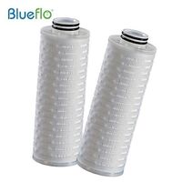 83mm PP PES PTFE 222/Flat Pleated Filter Cartridge for wetting Processing in PAD photoelectric element in microelectronics