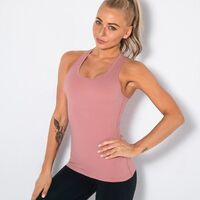 2021 New Custom Logo Fitness Running Gym Wear Sports Tank Top Summer Breathable Live Fit Jogging Workout Yoga Sleeveless Gym Top