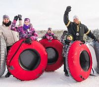 Heavy Duty Winter Sleds & Snow Tubes with Covers