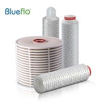 Hangzhou Mill Cartridge FIlters Household RO System PP Pleated Depth Filter Cartridges For Water Filter Machine