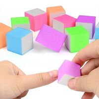 Hot Sale Professional Colorful Mini Nail File Colorful Sanding Sponge for Nail Gel Polish Nail Care Art Manicure Tools Supplies