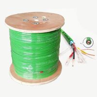 2P 2X2X0.8MM2 Solid Bare Copper Conductor HDPE Insulation Shielded LSZH KNX Cable for GVS KNX