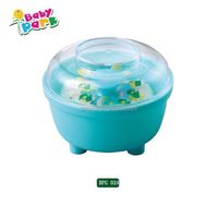 Wholesale Portable Round PP Material Baby Powder Puff Box