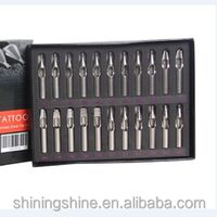 short tattoo needle tips set tattoo tubes tip 22 sizes