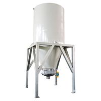 304 stainless steel silo plastic particle powder large silo unload and discharge system feeding system