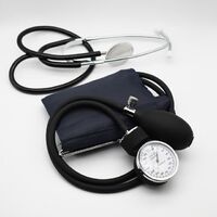Manual blood pressure monitor aneroid sphygmomanometer with stethoscope