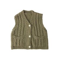 Wholesale Autumn Solid Baby Girl Cardigan Toddler Vest Newborn Girl Clothes