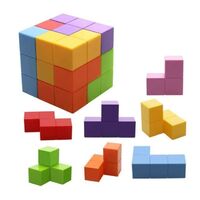 Stress Relief Adults Magic Cubes Kids Building Blocks Bricks 3D Educational Brain Teaser Puzzles Magnetic Toys