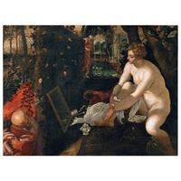 Giant poster canvas print wall art picture decorative Myriart art prints Susanna Bathing By Jacopo Robusti Tintoretto