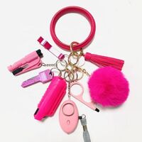 Wholesale Survival Mini Personal Alarm Girl Self Defense Keychain Set for Women