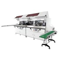 Fully Automatic UV Drying Silk Screen Printing Machine for Bottle Caps/Tubes/Lid/Pens