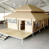 6m Customized Outdoor Quality Hotel Glamping Tent with Bathroom