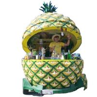 hotsale summer fresh juice bar fruit shape beautiful pineapple kiosk for juice