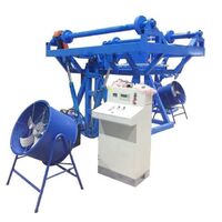 Easy operate plastic water tank open flame swing machine rain water tank making machine