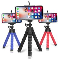 2021 Hot Foldable Mini Tripod Sponge Octopus Mobile Phone Holder Flexible Tripods Bracket Selfie Stick Tripod for Smartphone