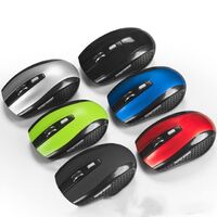 2.4G Wireless Mouse with 4 Buttons-3 DPI Adjustable 800/1200/1600-Optical silent travelling mouse for PC / Laptop / Mac