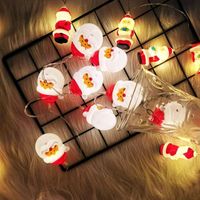 2m 10 Led Christmas Decoration For Home Santa Claus Led Light String Festival Bar Home Party Decor Xmas New Year Ornament