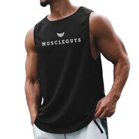 Wholesale Custom Graphics Bodybuilding Fitness Muscle Workout Gym Stringer Men's Tank Tops