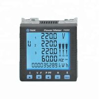 C191HM Digital Kwh multi function panel meter 3 Phase 5A 11kv power analyzer quality power analyzer With Monitoring System