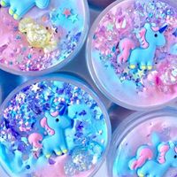 Cheap Supplier Color Kit DIY Toys Modeling Clay Puff Unicorn Slime