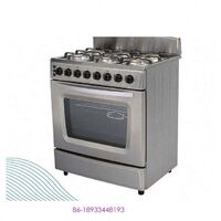 6 Burner Free Standing Stainless Steel Oven With Cooker, Gas Cooker Skd Parts