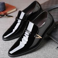 Wholesale Hot sale adul hard sole Light leather shoes black casual shoes Business Slip On Loafers loafers man leather shoes