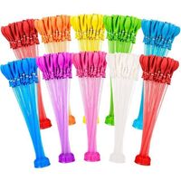 Self-Sealing Water Balloons 37 Pcs 1 Bag FAST FILLING IN LESS THAN 60 SECONDS (Multicolored) Adults Kids Quick Filling Balloons