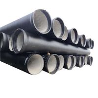 ISO2531 EN598 Standard DN80~DN2600 class K9 ductile cast iron pipe and pipe fittings price iron pipes