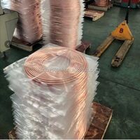 1/2 inch ASTM B280 copper pipe roll 12.7x0.7mm copper tube R410A copper pipe coil