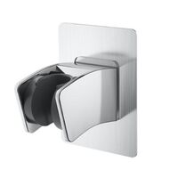 Adjustable Self-adhesive Handheld Chrome Polished Showerhead Holder Wall Mounted Shower Holder Bracket