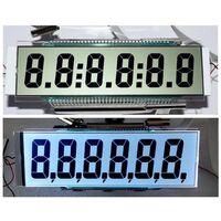 Hot Sale LCD 7 Segment 6digits 70pin Fuel Dispenser LCD Display 66 40 56 70 Pin 6 Digital LCD 6 Digit Display For Petrol Pump