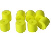 Yellow cylinder shape 12*12mm foam fishing floats fishing buoys for pompano rigs