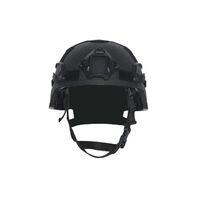 NIJ 0106.01 IIIA .44 mag polyurea ballistic paint black color mich ach aramid ballistic bulletproof bullet proof helmet