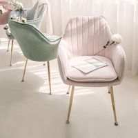 Dining Chair Nordic Cheap Indoor Home Furniture Gold Velvet Modern Luxury Restaurant Dining Room Chairs For Dining Room