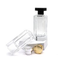 50ml 100ml Perfume Spray Glass Bottles Hot Sales Empty Hexagonal Flacon Parfum