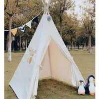 Foldable Canvas Indoor Outdoor Indian Children Teepee Tent