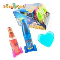 Funny rocket shaped Fruity Liquid Spray Candy