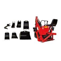 New design small backhoe loader for sale with good price
