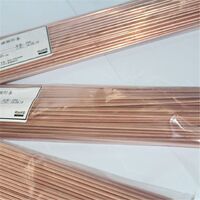 Free Samples Phos Copper Rods Brazing Alloys Round Rods Manufacture Phosphor Solder Welding Rod Price for HVAC Cp202 L-CuP7