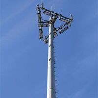 10 - 60meters Telecommunication Steel Mono pole Tower