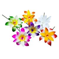 Hawaiian floral hair accessories orchid flower hair pin artificial foam flower hair stick
