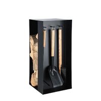 China Wholesale Fireplace Sets Fireplace Tools Companion Sets Fireplace Accessories With Wood Storage