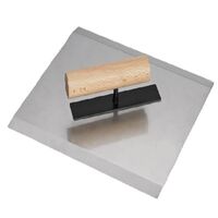 wall paint tools GS-K010 stainless steel palette wood holder for putty plaster or stucco palette scraper