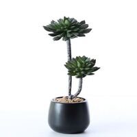 Shininglife Office desktop decoration Artificial green plants potted Succulents